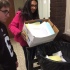 Recycling club members collect paper from classrooms every Friday. Photo by Jada Campbell.