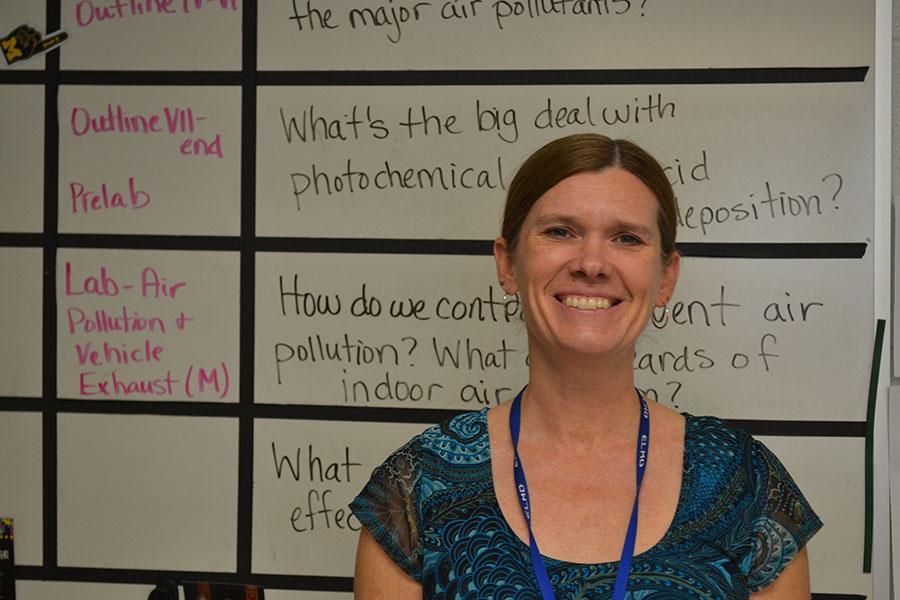 Science teacher Lisa Bugenske described a lack of female peers and role models in her time as an engineering student at University of Michigan and during her career at General Electric. Photo by Gabriela Colovan Costa.