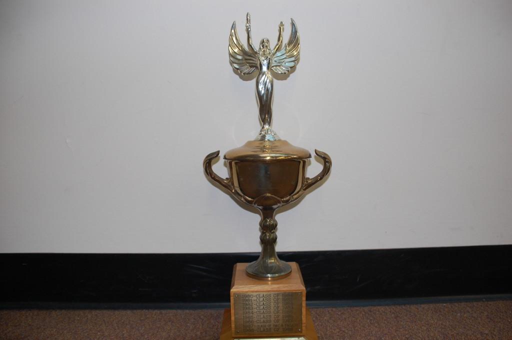 The spirit week trophy: Will the class of 2011 have a chance to grasp its glory?  Photo by Asha Clark
