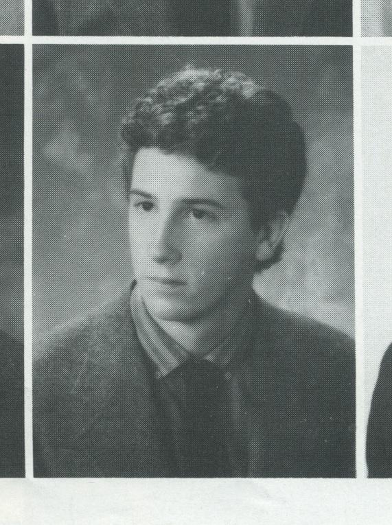 1986 Yearbook Photo of Goldstein. Courtesy of Oculus.