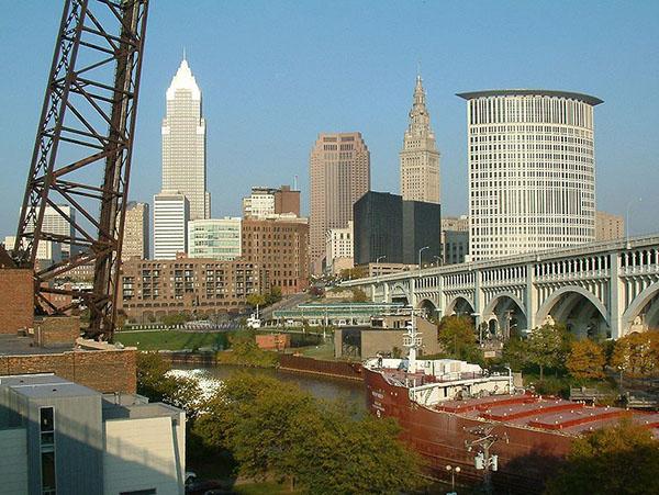 The Cleveland skyline 