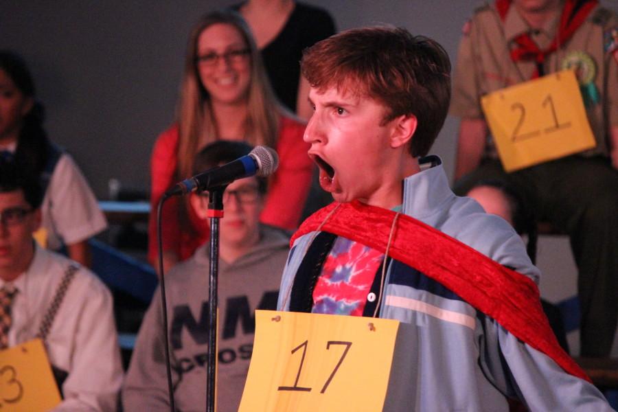 Kyle Cohen (Class of 2014) plays a spelling bee contestant in the BHS Drama Club production of The 25th Annual Putnam County Spelling Bee. 