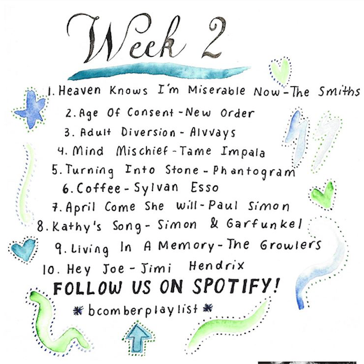 Listen to This Weeks Spotify Playlist