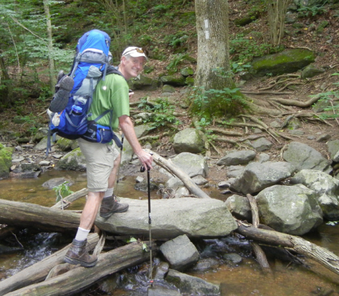 Burwell in June on the Appalachian Trail in northern Va. Photo courtesy of Joe Burwell.