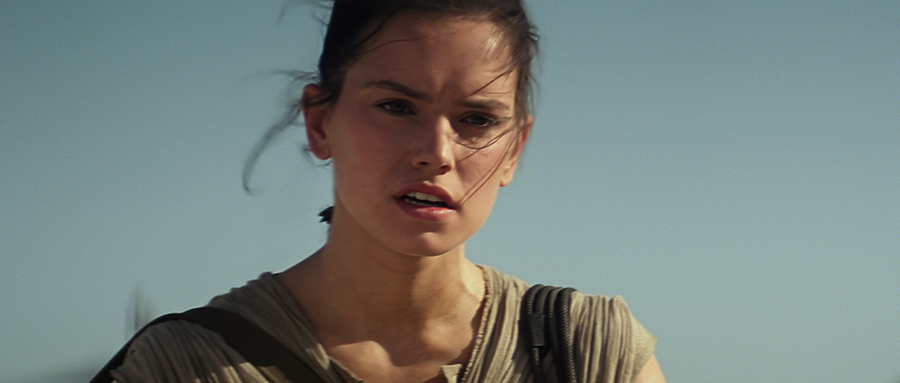 Rey (Daisy Ridley) provides a strong role model for young girls, and is a critical component of the films success. Image source: starwars.com/the-force-awakens/.