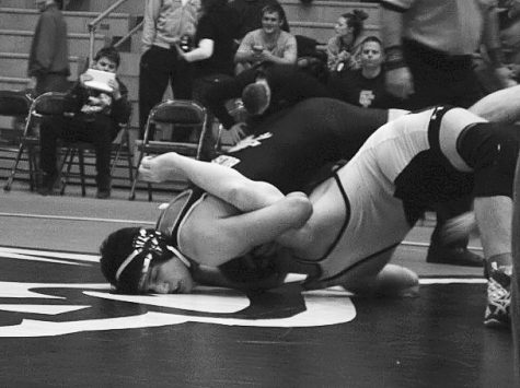 Bialosky’s finals match put him at 35 wins this season and 127 career wins. Photo by James Flowers