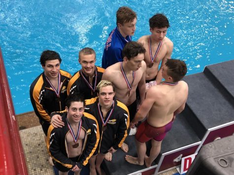 Boys Swim Team Medals at State Tournament