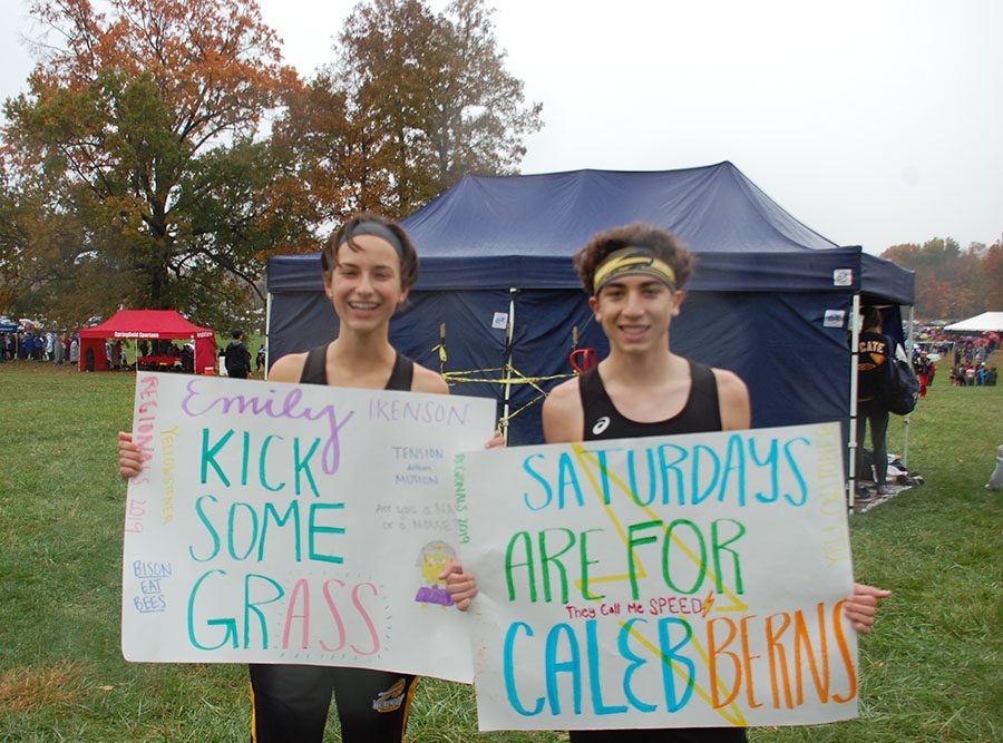 A week later, Emily and Caleb were joined by several teammates at Boardman High School to run the regional meet at what Head Coach Jamie Lader describes as “the most difficult course in Ohio.”