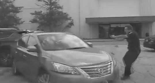 In the June 2019 incident, Jones tried to pull forward to escape since he was blocked in by a
police car. Rogers later said that Jones ran over his foot. Rogers fired two shots into the car
window. Jones pulled away and a chase ensued. Jones sideswiped two cars when exiting the
Beachwood Place parking lot. Beachwood Police continued to chase Jones north to Richmond
Heights before he fled the car and escaped on foot.
