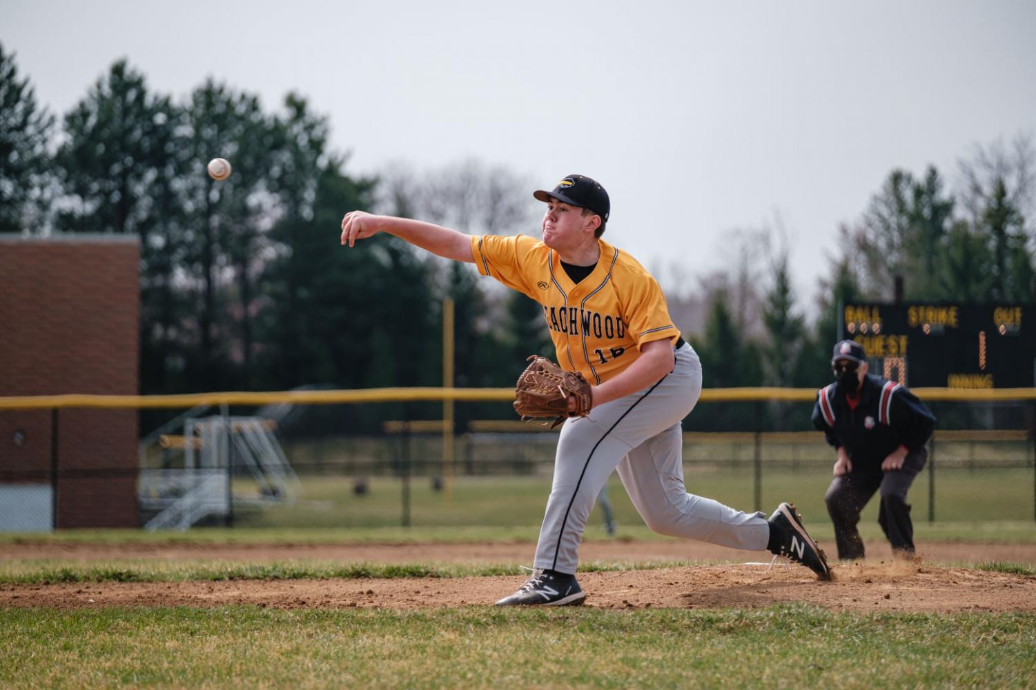 Senior Jordan Levin has been dominant on the mound this season. 