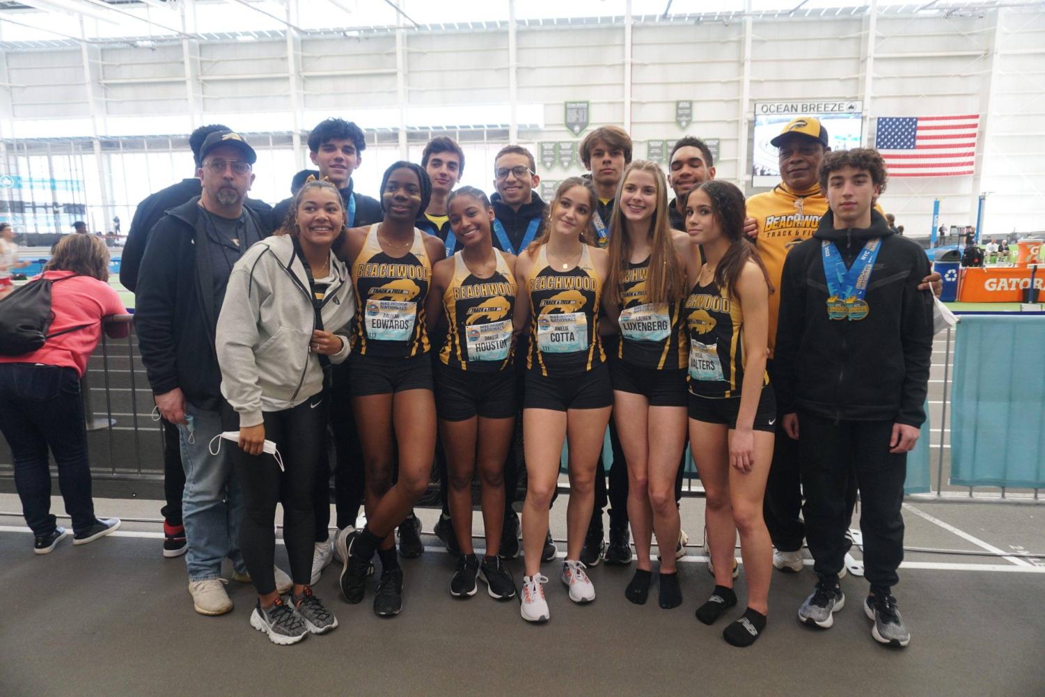 The Bison qualifiers at the Nike Indoor Nationals in Staten Island, NY on March 13. 