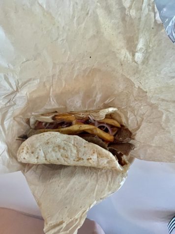 The gyro was above average, and the homemade pita really gave it a nice texture, but the tzatziki sauce was a game-changer.