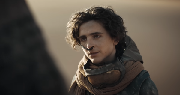 Chalamet delivers a mesmerizing performance, infusing his character with vulnerability, strength and a sense of profound introspection. Image source: still from Dune trailer