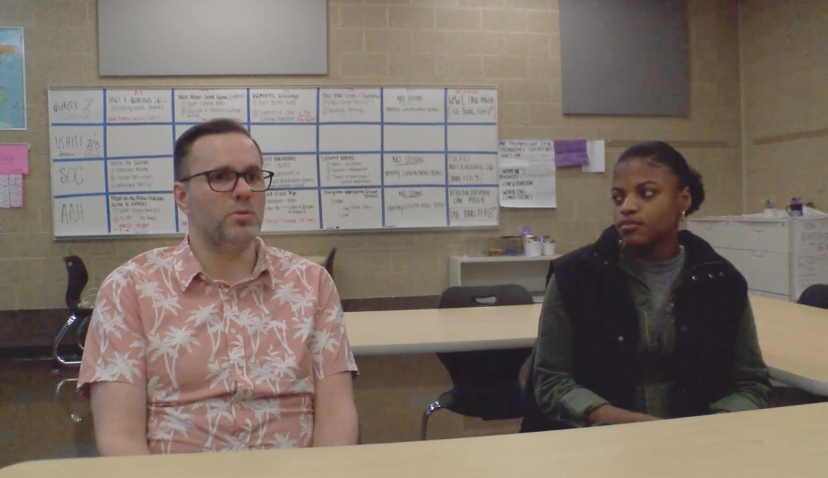 Beachwood GSA advisers Topher Helm and Felecia Hamilton are concerned about the impact HB 68 will have on the well-being of transgender students.