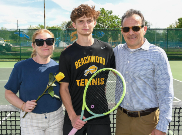 Teren was the first player to qualify for states in many years, and he has left a mark on Beachwood tennis.