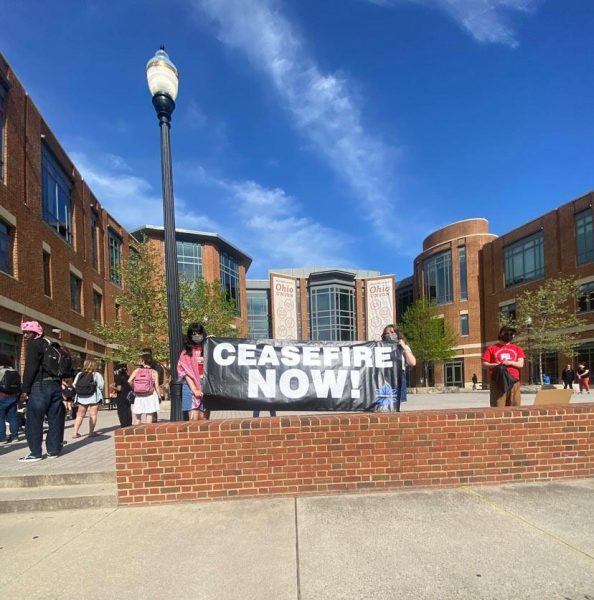 Jews for Justice in Palestine protest at The Ohio State University.