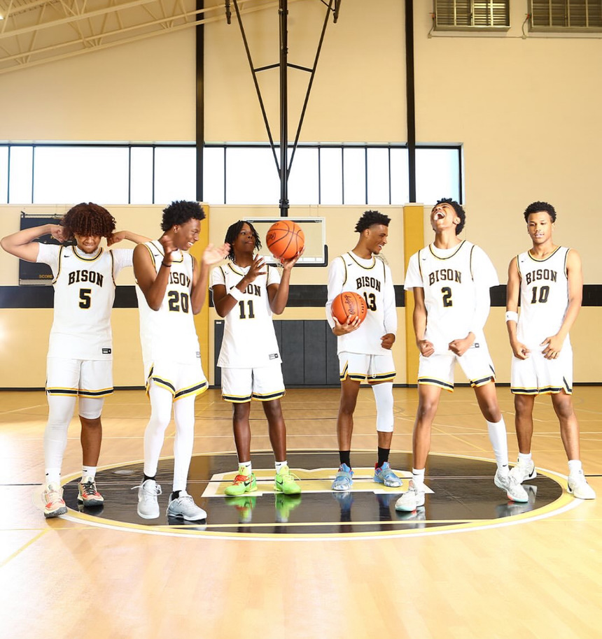 Six leaders on this year's team, from left: Larry Clark, Malcolm Jones, Eriq Walker, Jaylen Spikes, CJ Payton and Jayden Koonce. Not pictured: Nick Reese