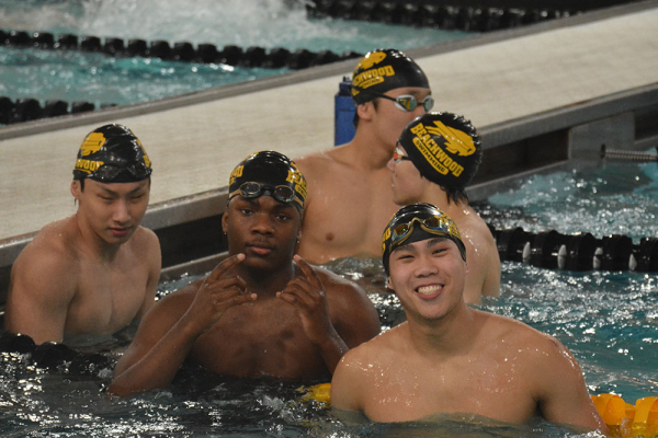 Swim Team Shatters Records at Districts, Heads to States