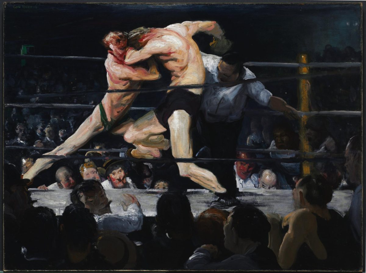 "Stag at Sharkey's," 1909. George Bellows / Cleveland Museum of Art / Open Access