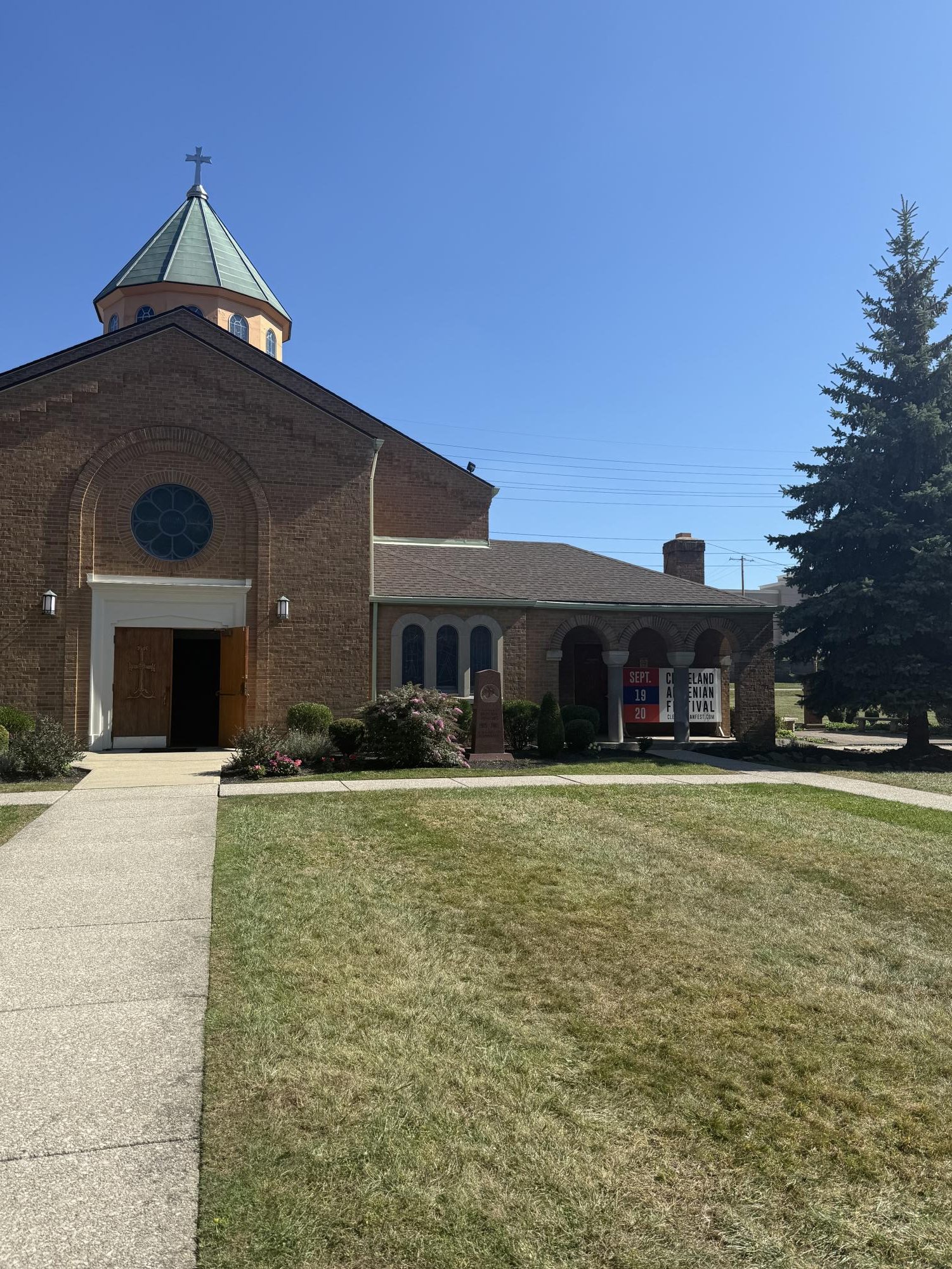 The heart of the Cleveland Armenian community is at  Saint Gregory of Narek Armenian Apostolic Church in Richmond Heights. The church houses a memorial to the 1915 genocide. 