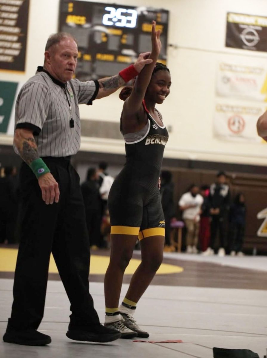 Senior Brooklyn Pryor placed first in her weight class at the Michael Fording Invitational.