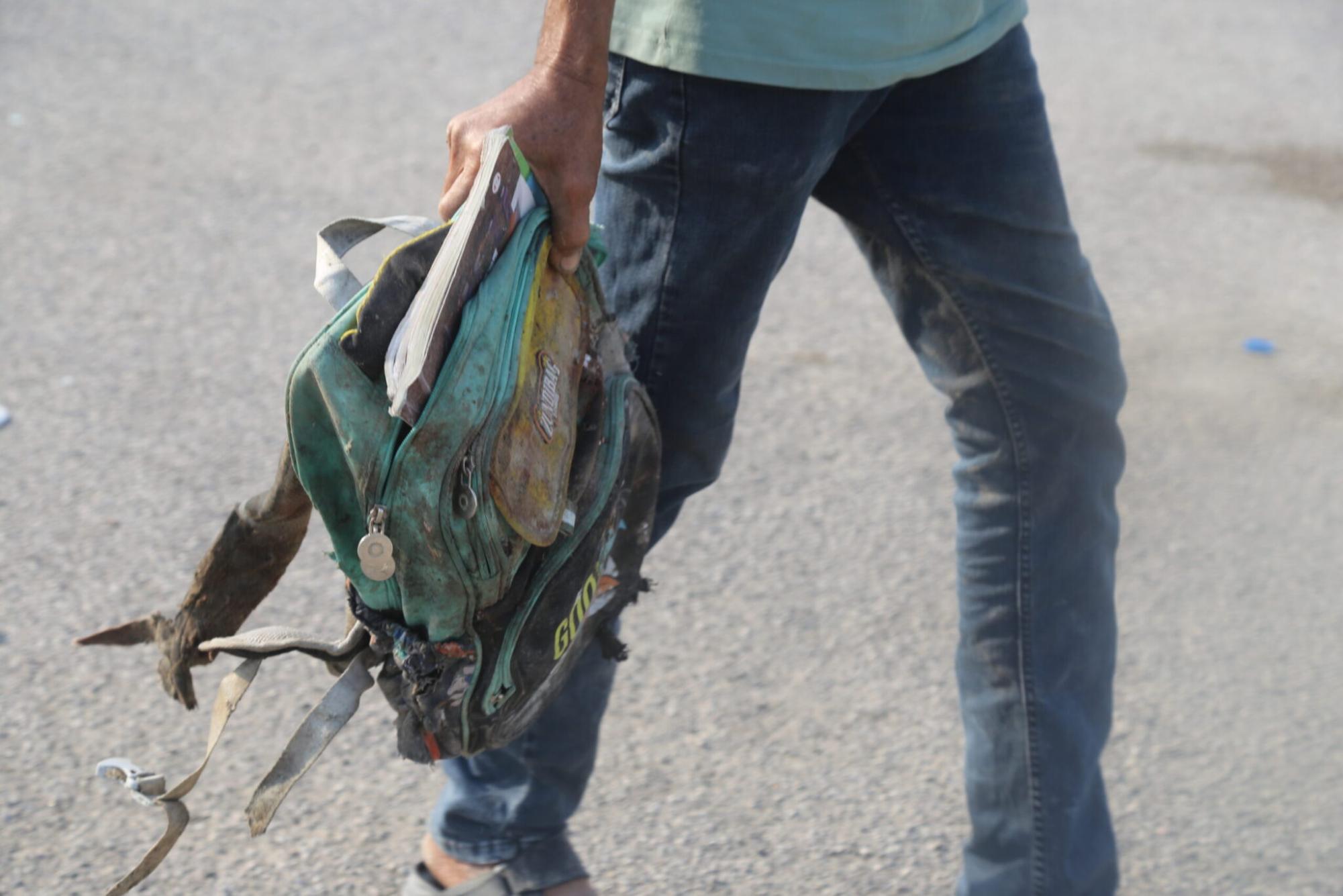 Over the past weeks, images and videos of bloodsoaked backpacks, severed arms and mass graves have emerged from the rubble, all of which have been verified by experts as authentic.
