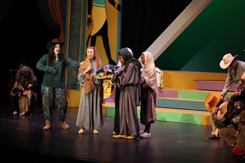 The brothers return the tattered coat to their father Jacob, reporting that Joseph has been killed by a wild animal.