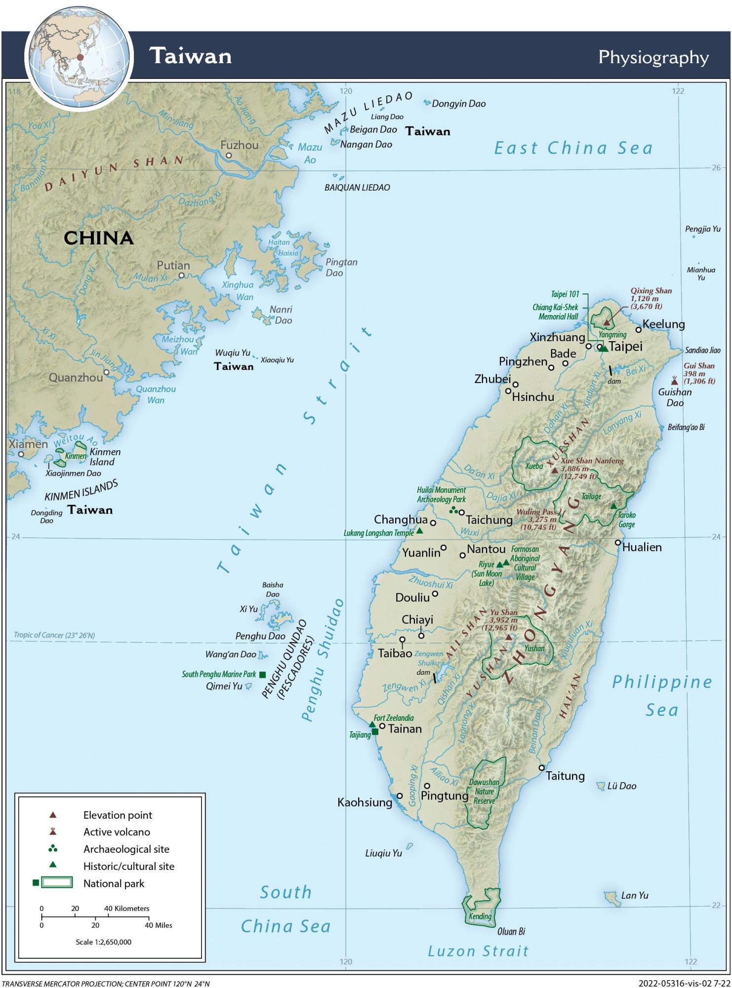Taiwan is an island about the size of the state of Maryland and faces an antagonist in mainland China with a population roughly 60 times larger.