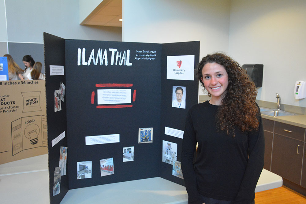 Ilu Thal completed her senior search project at University Hospitals' Ahuja campus with Dr. Nguyen.
